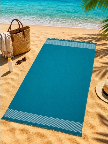 Плажна памучна кърпа Le comptoar de la plage Eponge - Бански