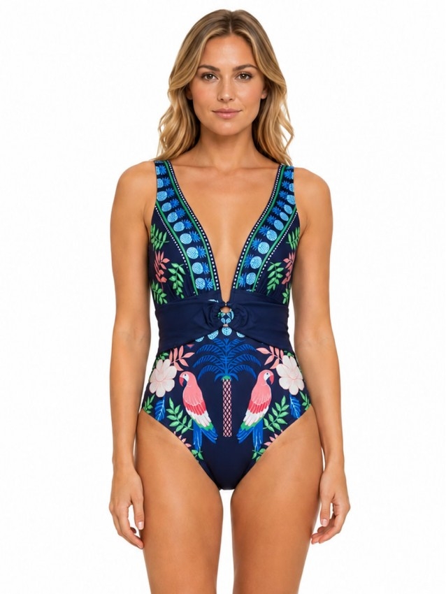 Цял дамски бански BABYCHIC 2800, тъмносин Цял дамски бански BABYCHIC 2800, тъмносин - Бански