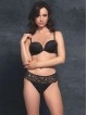 Дантелена дамска бикина LORMAR EASY SLIP, черен Дантелена дамска бикина LORMAR EASY SLIP, черен - Дамско бельо