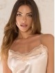 Дамски комплект от сатен и дантела Love and Bra 86699, LOVE STORIES, пудра - Еротично бельо