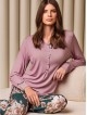 Дамска пижама от вискоза и дантела LORMAR 653842, REGARDE, rose/abete Дамска пижама от вискоза и дантела LORMAR 653842, REGARDE, rose/abete - Дамско бельо