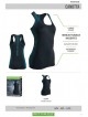 Спортен дамски топ Intimidea Active- fit 212581, черен/тюркоаз Спортен дамски топ Intimidea Active- fit 212581, черен/тюркоаз - Дамско бельо