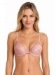 Сутиен push-up от сдантела LORMAR EASY UP, papaya Сутиен push-up от сдантела LORMAR EASY UP, papaya - Дамско бельо
