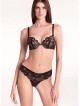 Сутиен с формовани push-up чашки на банели LORMAR Push-up SATEN, nero/cipria Сутиен с формовани push-up чашки на банели LORMAR Push-up SATEN, nero/cipria - Дамско бельо