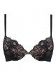 Сутиен с формовани push-up чашки на банели LORMAR Push-up SATEN, nero/cipria Сутиен с формовани push-up чашки на банели LORMAR Push-up SATEN, nero/cipria - Дамско бельо