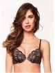 Сутиен с формовани push-up чашки на банели LORMAR Push-up SATEN, nero/cipria Сутиен с формовани push-up чашки на банели LORMAR Push-up SATEN, nero/cipria - Дамско бельо