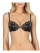 Сутиен с формовани push-up чашки на банели LORMAR Push-up SATEN, nero/cipria Сутиен с формовани push-up чашки на банели LORMAR Push-up SATEN, nero/cipria - Дамско бельо