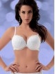 Дантелен сутиен със Super Push- up чашки на банели LORMAR DOUBLE PIZZO, бял Дантелен сутиен със Super Push- up чашки на банели LORMAR DOUBLE PIZZO, бял - Дамско бельо