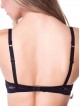 Сутиен с double push-up чашки на банели Leilieve BY MANICARDI C4610, Evolution, черен - Дамско бельо