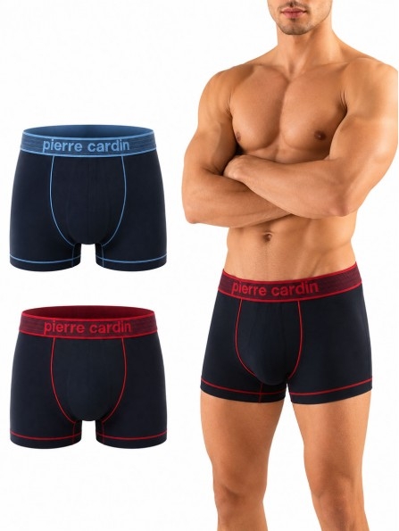 Комплект 2 броя мъжки боксери от бамбукова вискоза Pierre Cardin DOL/ASS1