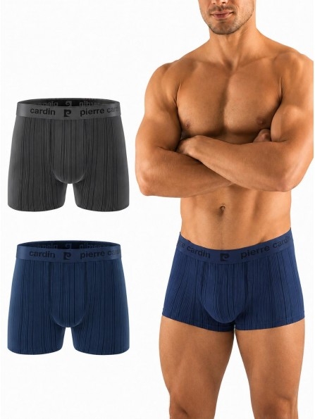 Комплект 2 броя мъжки боксери от микрофибър Pierre Cardin ANT/ASS2, blu, green