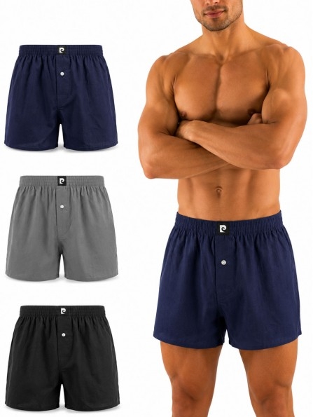 Комплект 3 броя шорти от памучно хасе Pierre Cardin TIS/ASS1